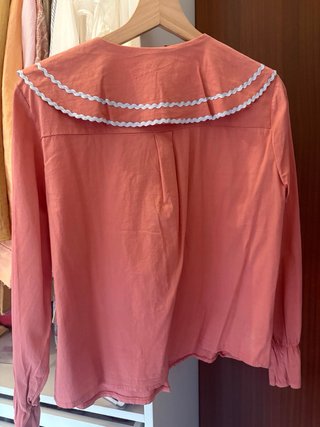 Camisa naranja/rosa Made in Italy