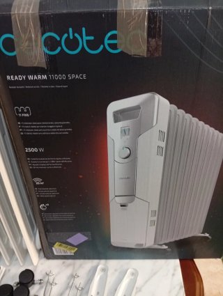 Cecotec Calefactor Radiador Aceite 2500W