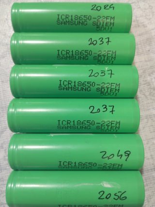 Celdas Litio Samsung 18650
