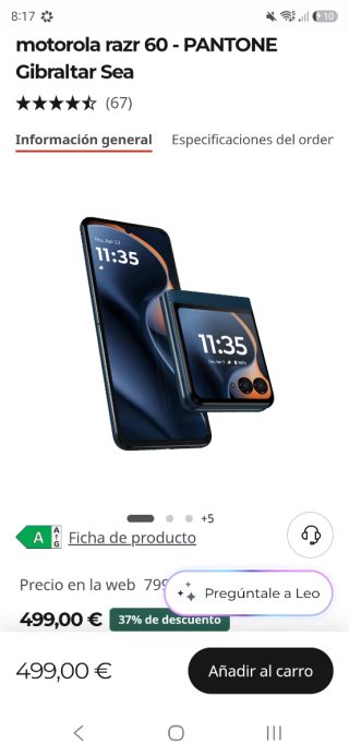 Motorola Razr 60 Blu 256gb