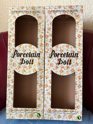 2 Muñecas de Porcelana- THE PRINCESS COLLECTION