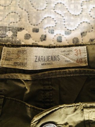 Bermuda Zara Caqui Talla 40