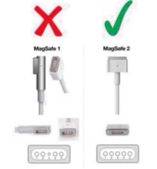 Cargador Apple Magsafe 2 45W USADO