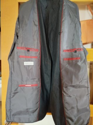 Chaqueta de caballero gris