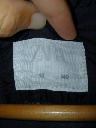 Chaqueta Zara Niño 10 años Negra