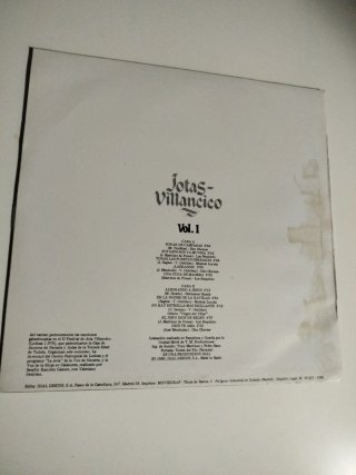 Lp Jotas-Villancico Vol. 1
