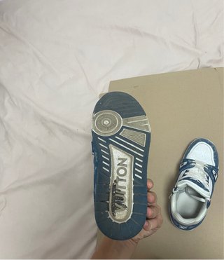 Zapatillas Louis Vuitton Azules y Blancas
