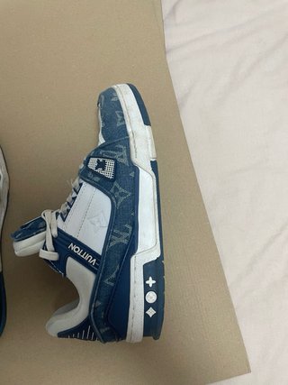 Zapatillas Louis Vuitton Azules y Blancas
