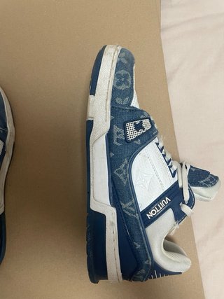 Zapatillas Louis Vuitton Azules y Blancas