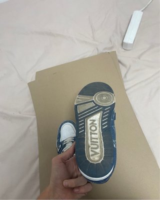 Zapatillas Louis Vuitton Azules y Blancas