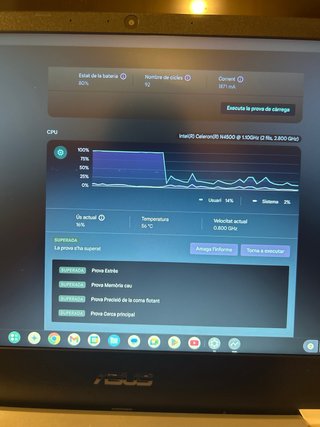 ASUS Chromebook 14 Plata