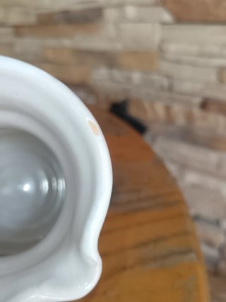 Jarra Lechera Vintage Azul y Blanca