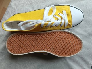 Zapatillas lona estilo Converse plataforma 39