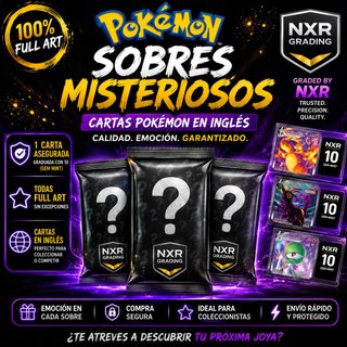 Sobres Misteriosos Pokémon Inglés