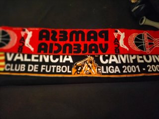 Bufanda Valencia CF Final Champions League 2001