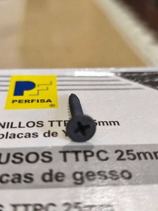 1000 Tornillos TTPC 25mm Perfisa