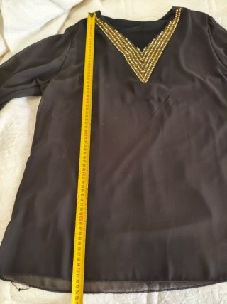 Blusa Negra Talla Grande