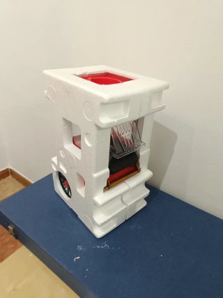 Máquina de Palomitas Roja Estilo Vintage