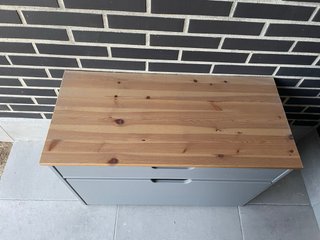 Banco KALLSÖ IKEA Madera y Metal