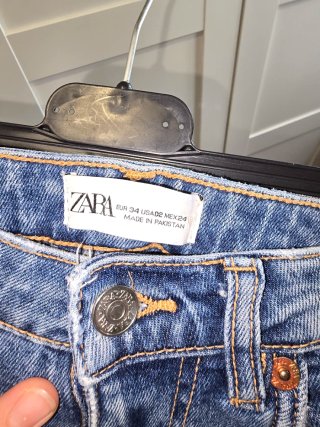 Pantalón Zara Azul Talla 34