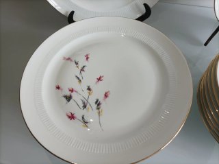 Vajilla porcelana francesa floral
