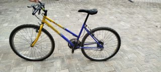 Bicicleta Montaña Longway Amarilla y Azul