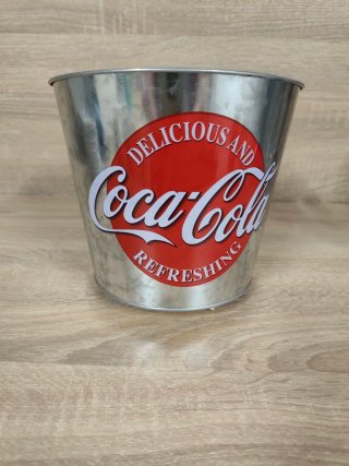 Cubo Metal Coca-Cola Vintage