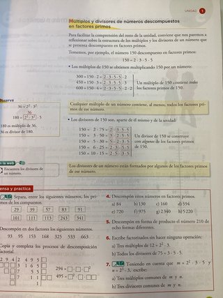Libros Matemáticas 2º ESO ANAYA (3 trimestres)
