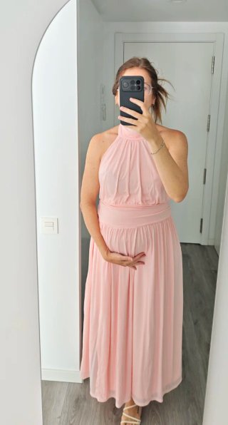 Vestido de maternidad para eventos, talla L, colo