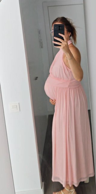 Vestido de maternidad para eventos, talla L, colo
