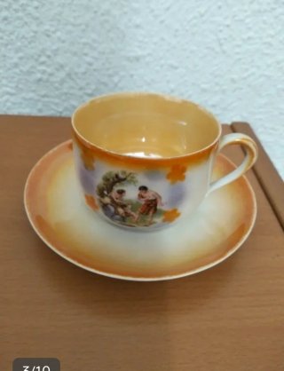 Juego café porcelana vintage años 50