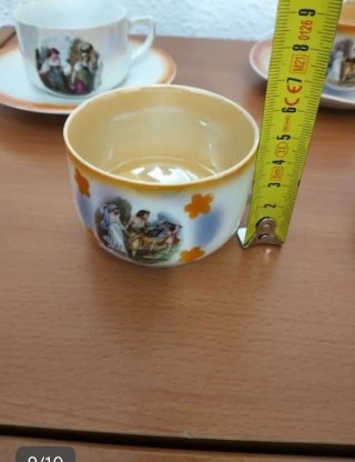 Juego café porcelana vintage años 50