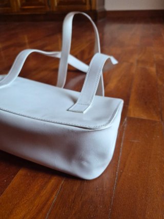 Borsa a spalla Dolce & Gabbana bianca