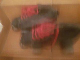 Patines Hockey Negros con Cordones Rojos