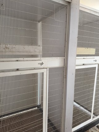 Voladera doble para pájaros