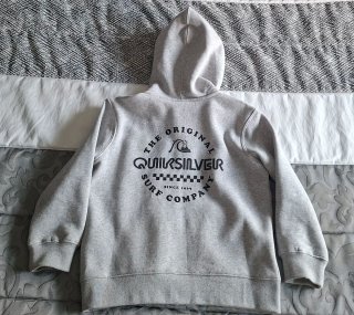 Sudadera Quiksilver niño gris