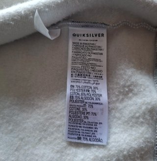 Sudadera Quiksilver niño gris