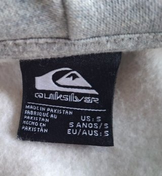 Sudadera Quiksilver niño gris