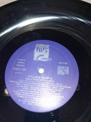 Vinilo Village People Greatest Hits Remix