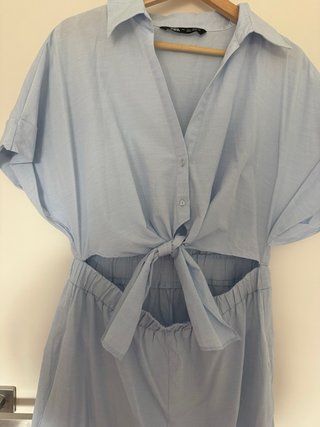 Macacão Zara azul