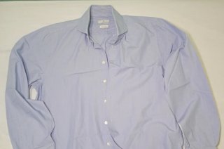 Camisa MACSON Rayas Azules 100% Algodón