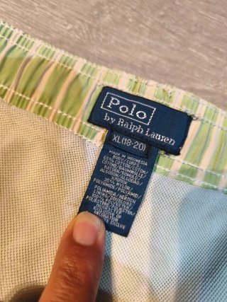 Bañador Ralph Lauren Rayas Verdes Talla XL