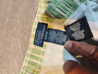 Bañador Ralph Lauren Rayas Verdes Talla XL