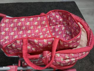 Carrito Muñecas Hello Kitty Rosa