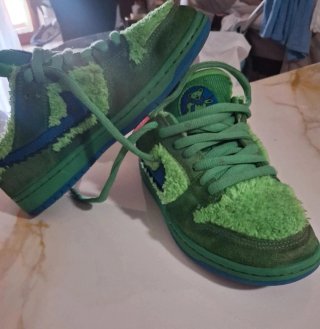 Nike Dunk Pelliccia 37.5 Grn/Blu