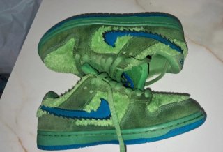 Nike Dunk Pelliccia 37.5 Grn/Blu