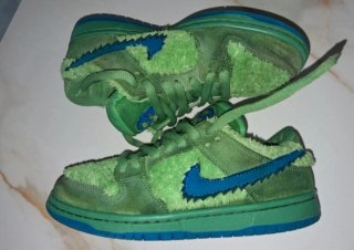 Nike Dunk Pelliccia 37.5 Grn/Blu