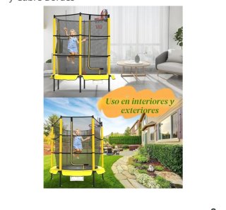 Cama elástica infantil Ø145cm + canasta