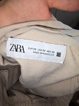 Pantalón Zara Beige Tipo Jogger Talla XS