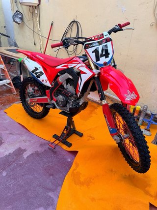 Honda CR 250 4T Motocross Roja